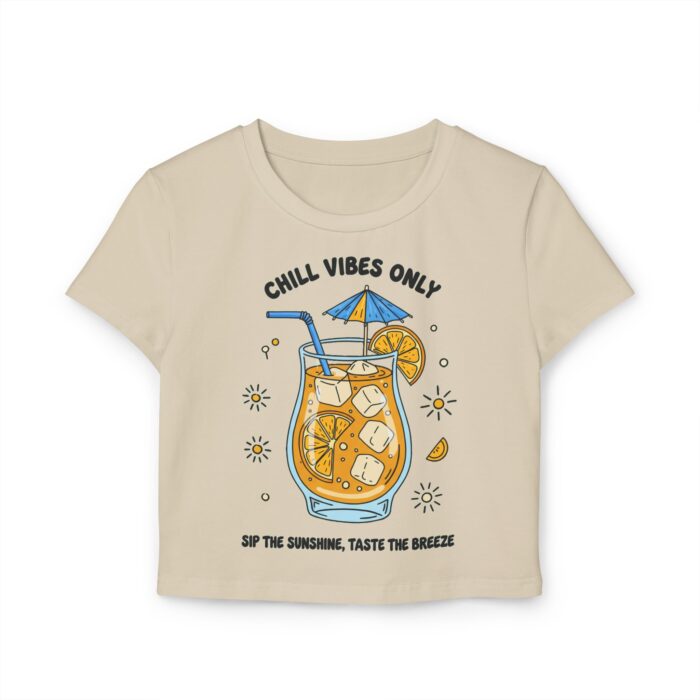 Chill vibes only Women's Baby Tee - Refreshing Summer Vibes - Image 5