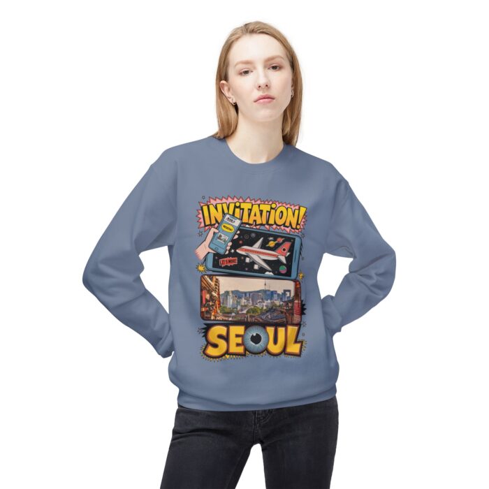 Invitation Seoul Unisex Midweight Softstyle Fleece Crewneck Sweatshirt - Image 31