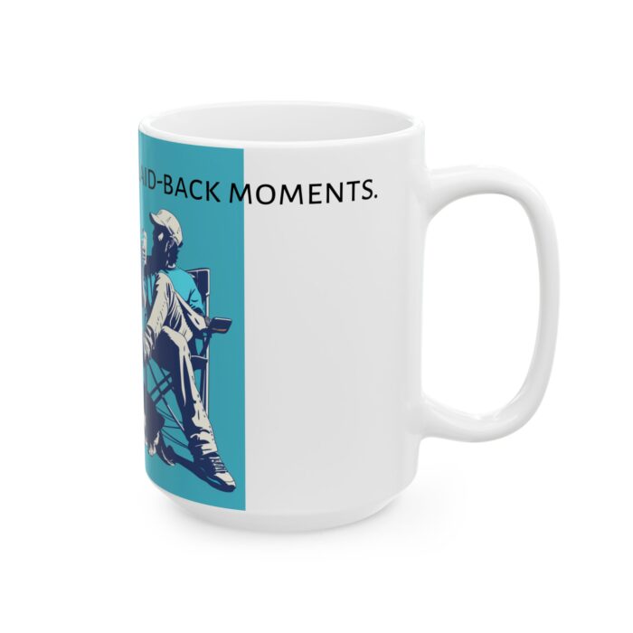 Friends, caffeine, and laid-back moments. Ceramic Mug, (11oz, 15oz) - Image 8