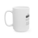 Natural Coffee Ceramic Mug, (11oz, 15oz)