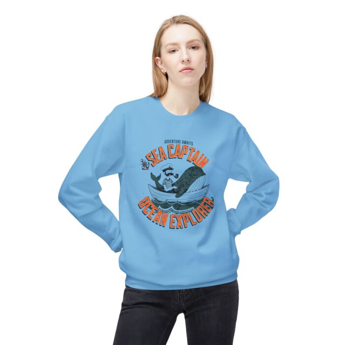 Sea captain Unisex Midweight Softstyle Fleece Crewneck Sweatshirt - Image 15