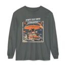 Don't Talk with a Stranger Unisex Garment-dyed Long Sleeve T-Shirt