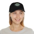 Where Mountains Meet Your Spirit Dad Hat with Leather Patch (Round)