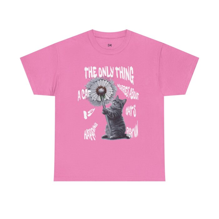 Cat worries Unisex Heavy Cotton Tee - Image 25