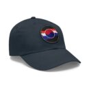 Korean Flag Hat with Leather Patch (Round)