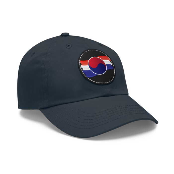 Korean Flag Hat with Leather Patch (Round) - Image 26