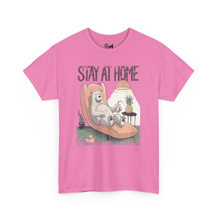Stay at home Unisex Heavy Cotton Tee - Image 27