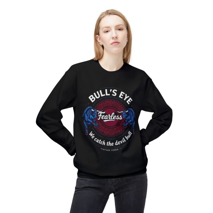 Bull's Eye Unisex Midweight Softstyle Fleece Crewneck Sweatshirt - Image 3