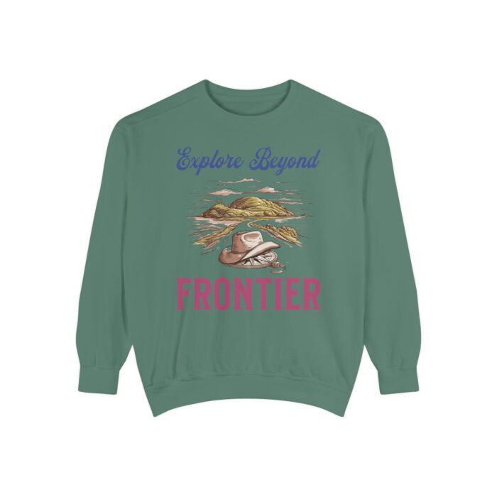 Explore beyond Unisex Garment-Dyed Sweatshirt - Image 9
