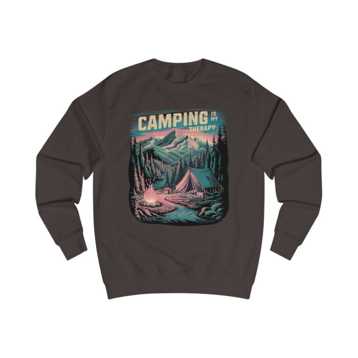 Camping is my therapy Unisex Sweatshirt - Image 3