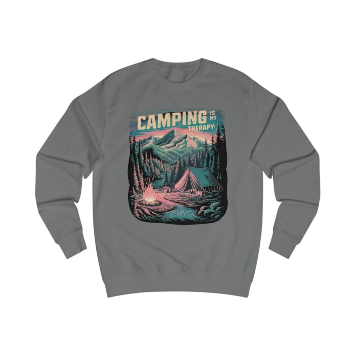Camping is my therapy Unisex Sweatshirt - Image 7