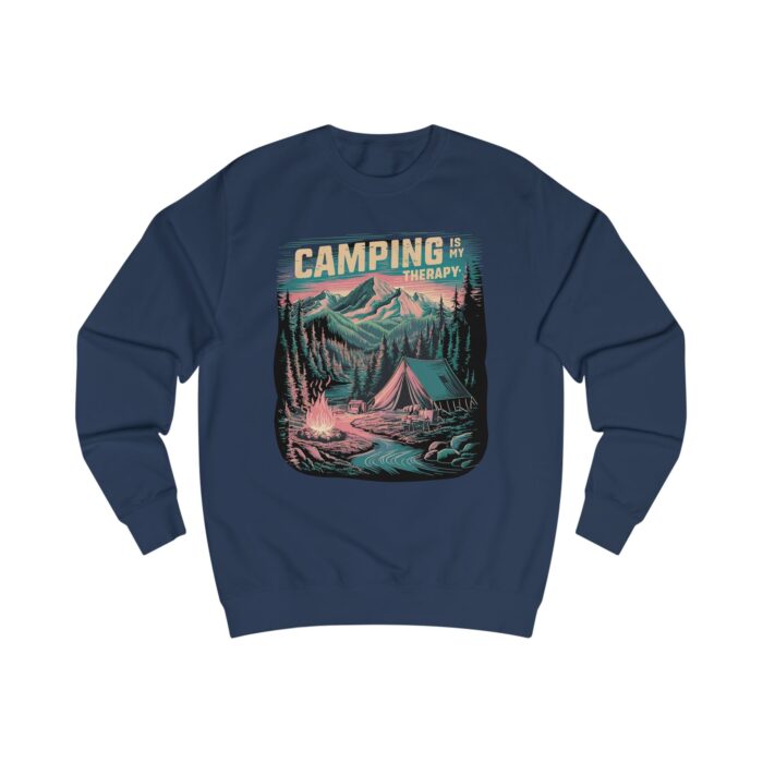 Camping is my therapy Unisex Sweatshirt - Image 9