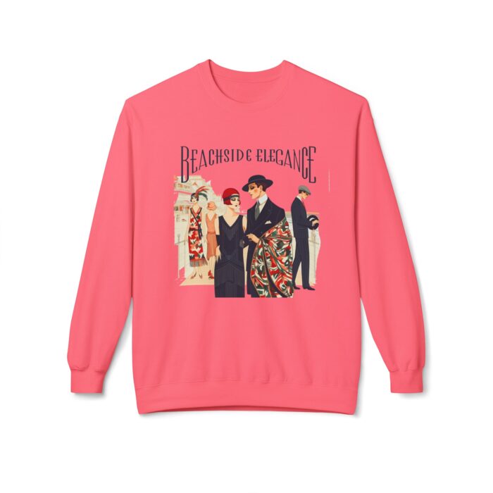 Beachside elegance Unisex Midweight Softstyle Fleece Crewneck Sweatshirt - Image 21