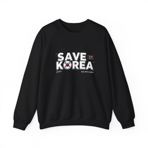 "meta_description": "Support a cause with our activism apparel. The Save Korea Crewneck Sweatshirt combines comfort and purpose.",