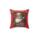 Holly Jolly Spun Polyester Square Pillow