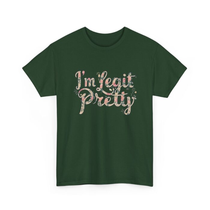 I'm legit pretty Unisex Heavy Cotton Tee - Image 27