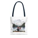 Two dogs, you and me Tote Bag (AOP)