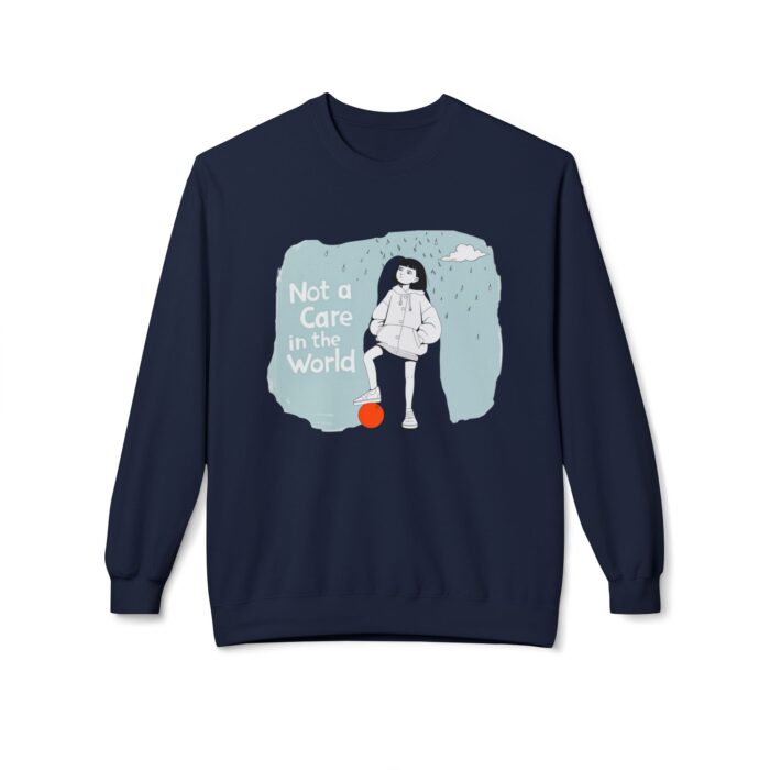 Not a care in the world Unisex Midweight Softstyle Fleece Crewneck Sweatshirt - Image 29
