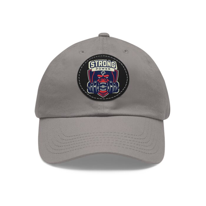 Strong Power Hat with Leather Patch (Round) - Image 9