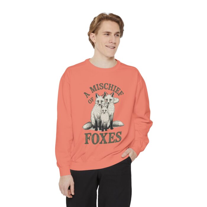 A mischief of Foxes Unisex Garment-Dyed Sweatshirt - Image 7