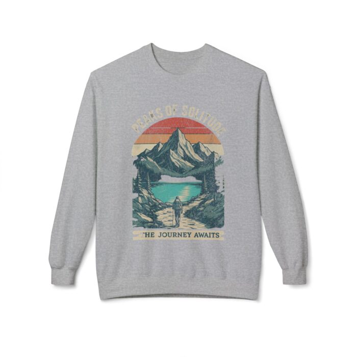 Peaks of Solitude Unisex Midweight Softstyle Fleece Crewneck Sweatshirt - Image 13