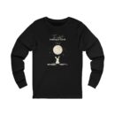 The rabbit looking at Earth from the moon Unisex Jersey Long Sleeve Tee
