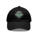 Where Mountains Meet Your Spirit Dad Hat with Leather Patch (Round)