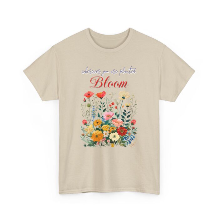 Bloom Unisex Heavy Cotton Tee - Image 11