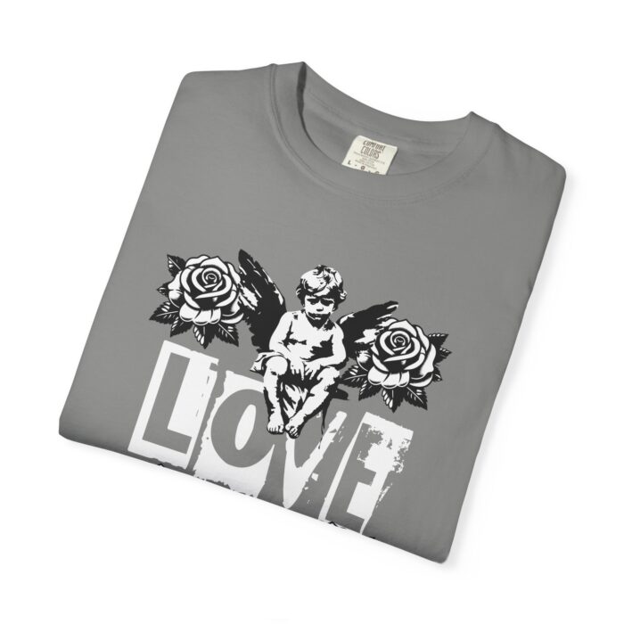 Unisex Garment-Dyed T-Shirt - Love Openmind Vintage Graphic Tee - Image 11