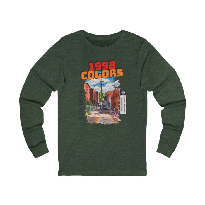 1998 Colors Unisex Jersey Long Sleeve Tee - Image 5