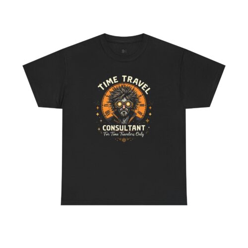 "meta_description": "Experience ultimate comfort with our Time Travel Unisex Heavy Cotton Tee, the wardrobe staple.",