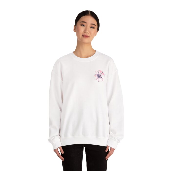 The Flower of Korea Comfort Crewneck Sweatshirt - The Flower of Korea Design - Image 4