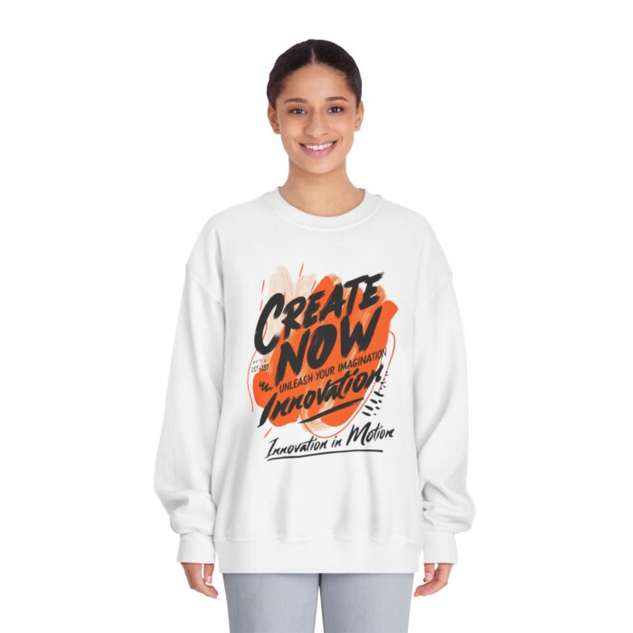 Create now Unisex DryBlend® Crewneck Sweatshirt - Image 3