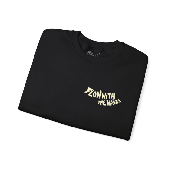 Flow with the waves Unisex Heavy Blend™ Crewneck Sweatshirt - Image 3