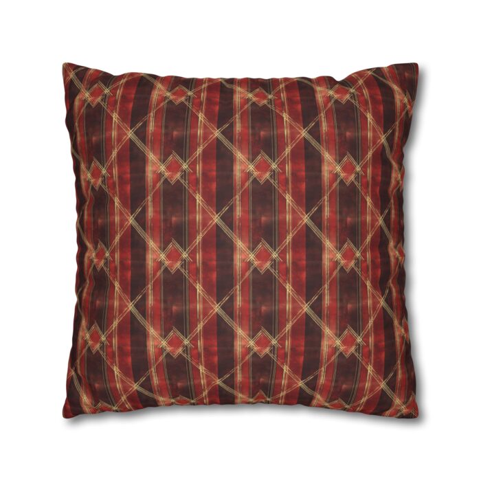 Sparkly red hues Faux Suede Square Pillowcase - Image 15