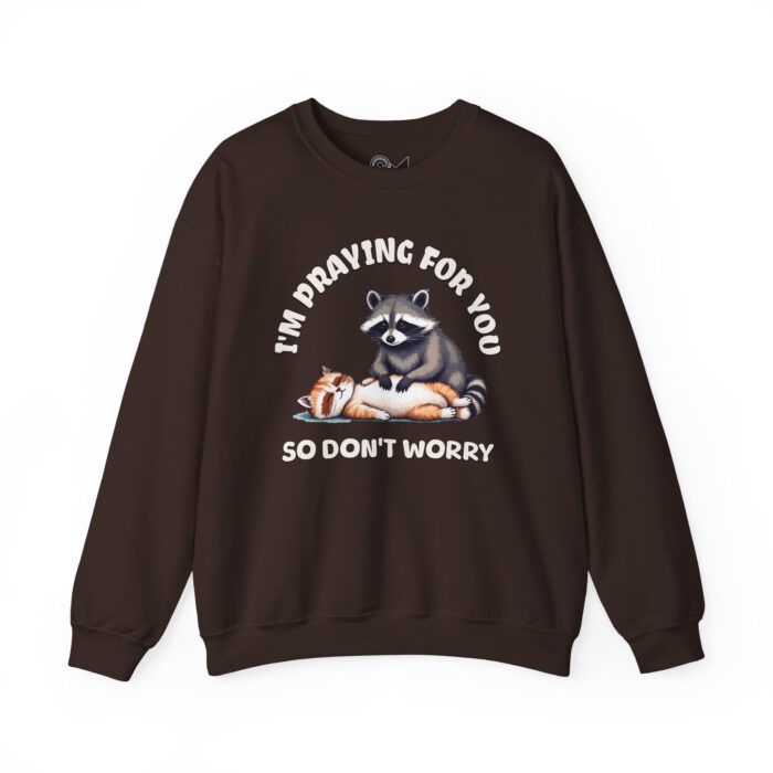 I'm praying for yo Unisex Heavy Blend™ Crewneck Sweatshirt - Image 17