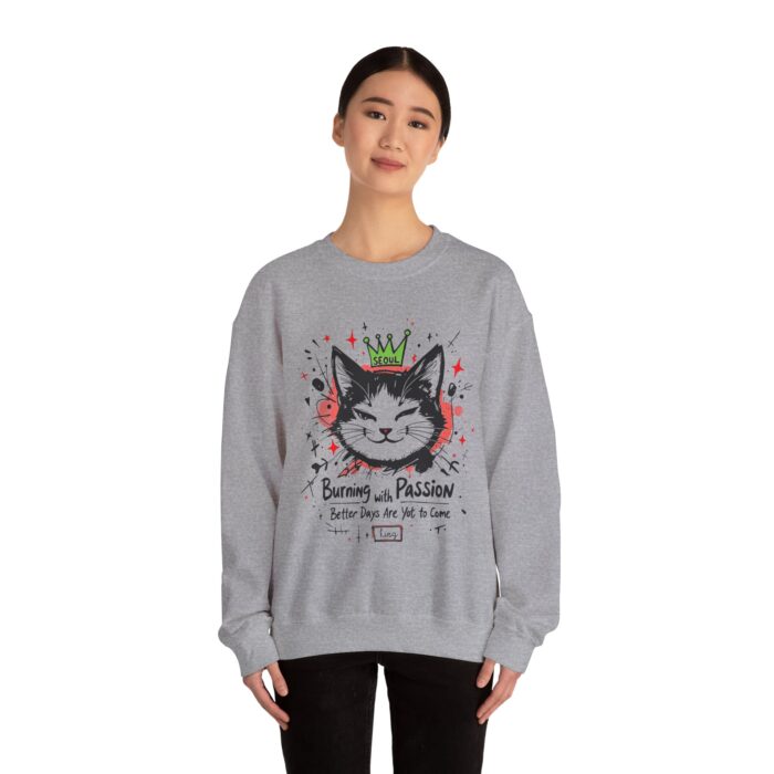 Better days are yet to come Unisex Heavy Blend™ Crewneck Sweatshirt - Image 16
