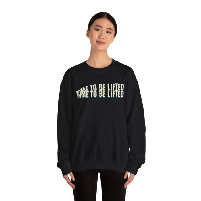 Time to be lifted Unisex Heavy Blend™ Crewneck Sweatshirt - Image 4