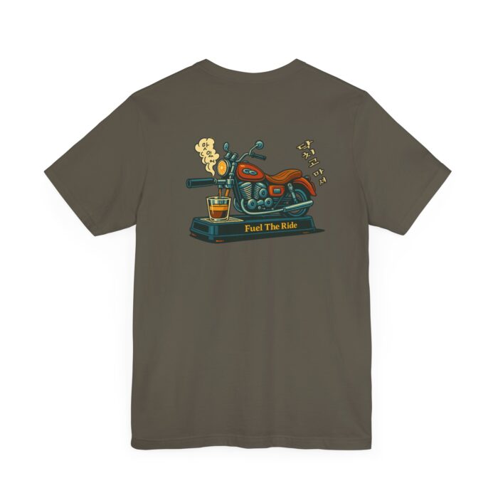 Fuel The Ride Unisex Tee - Vintage Motorcycle Graphic T-Shirt - Image 8
