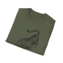 Vintage Tiger Graphic Unisex Softstyle T-Shirt – Perfect for Animal Lovers