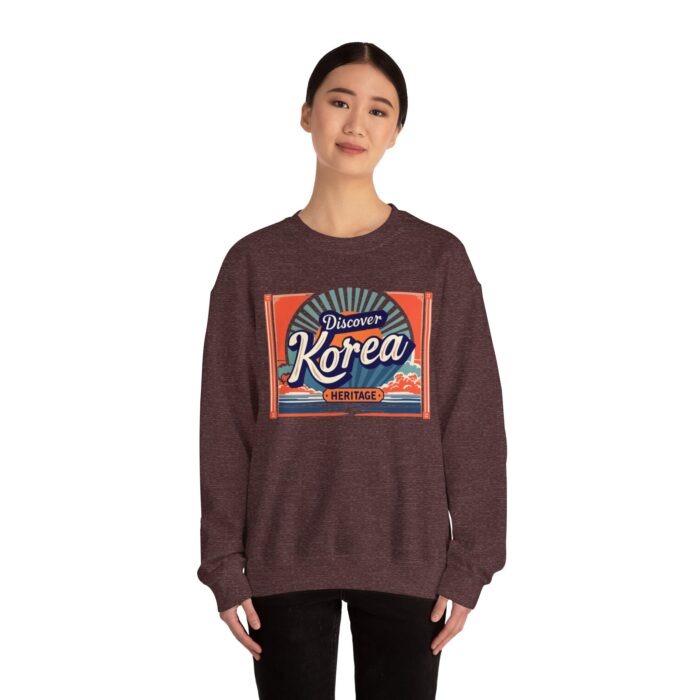 Discover Korea heritage Unisex Heavy Blend™ Crewneck Sweatshirt - Image 8