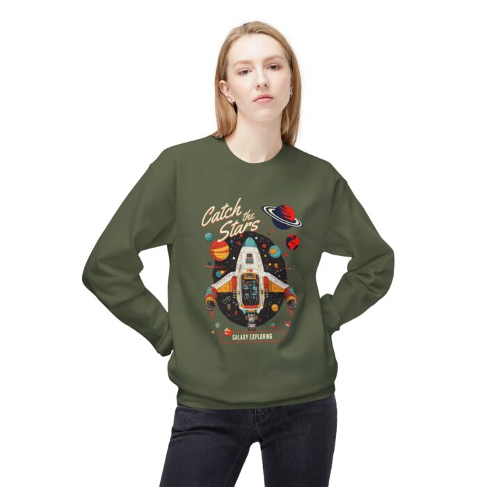 Catch the stars Unisex Midweight Softstyle Fleece Crewneck Sweatshirt - Image 7