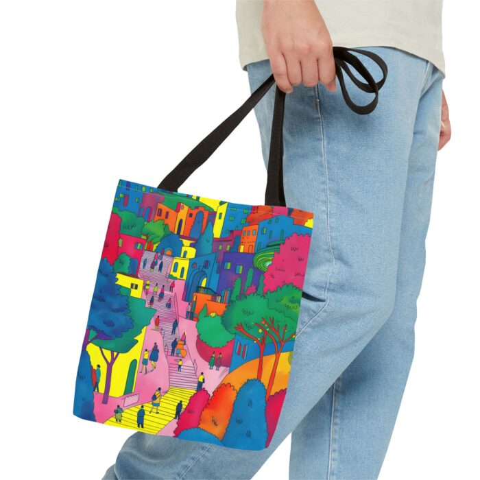 The hillside village in Korea Tote Bag (AOP) - Image 3