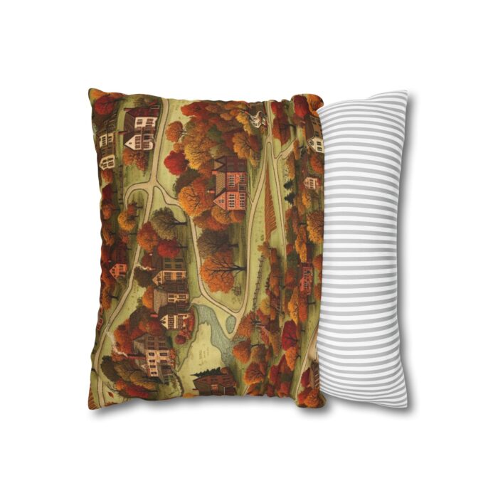 Map of Memories II Spun Polyester Square Pillowcase - Image 2