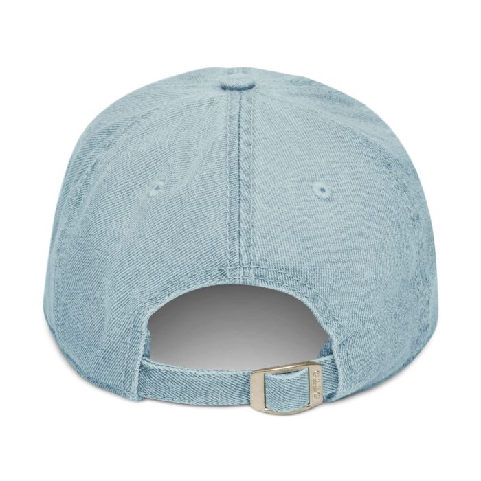 It's Okay Embroidered Denim Hat - '괜찮아' Adjustable Cap for Casual Style - Image 6