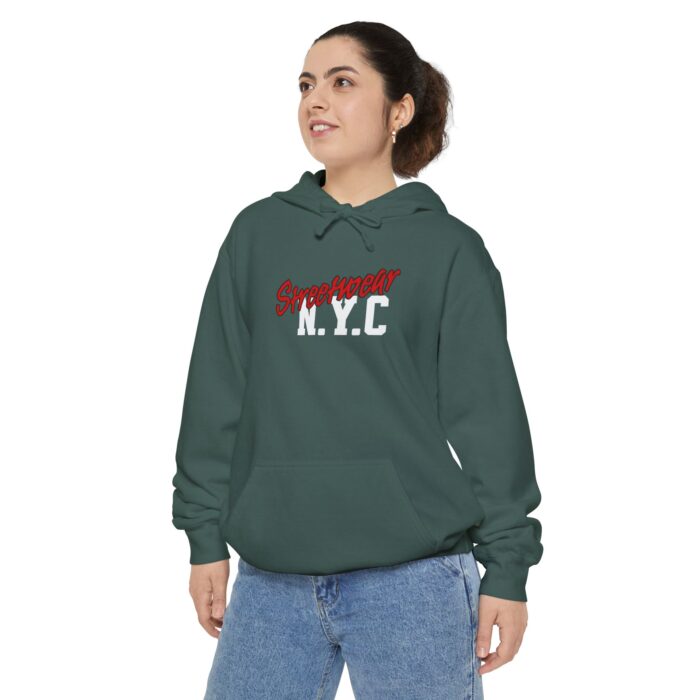 New York Streetwear Unisex Garment-Dyed Hoodie - Image 15