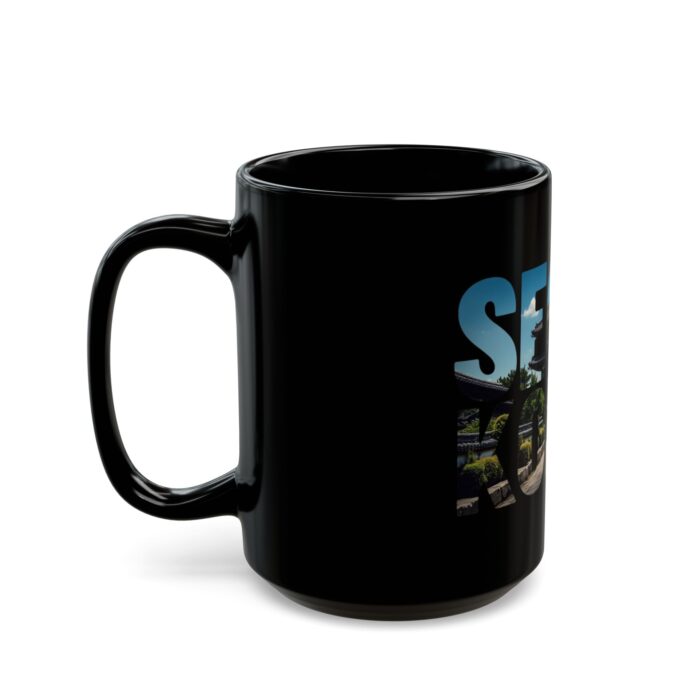 Seoul Korea Black Mug (11oz, 15oz) - Image 7