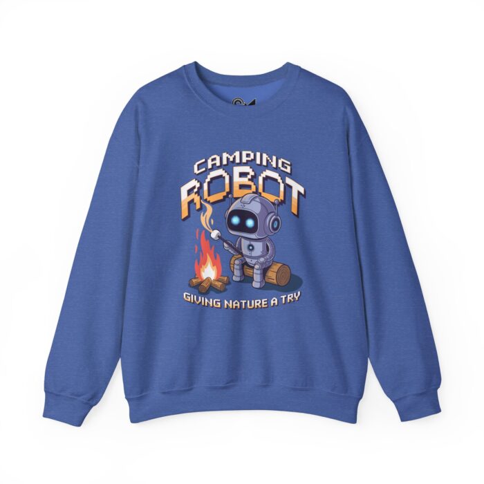 Camping robot Unisex Heavy Blend™ Crewneck Sweatshirt - Image 29