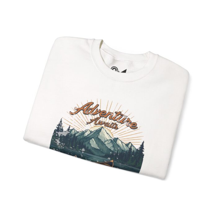Canoeing Unisex Heavy Blend™ Crewneck Sweatshirt - Image 3