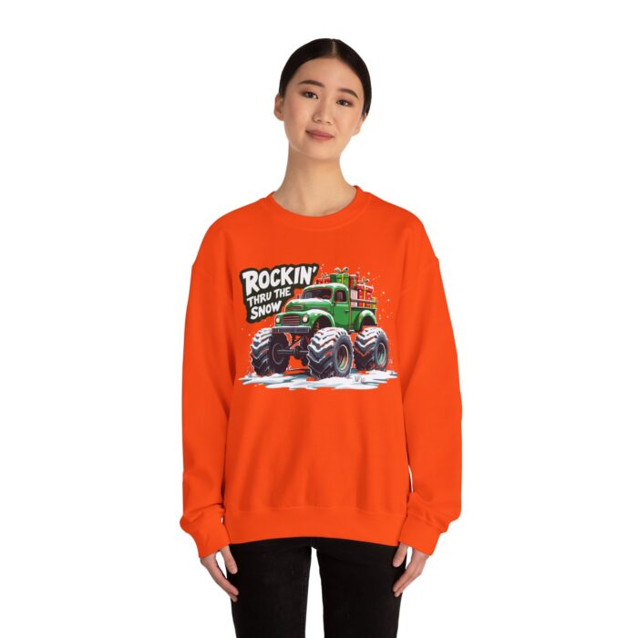 ROCKIN' THRU THE SNOW Unisex Heavy Blend™ Crewneck Sweatshirt - Image 8